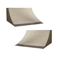 (TWO) 3ft x 8ft Quarter Pipe Skateboard Ramps by OC Ramps
