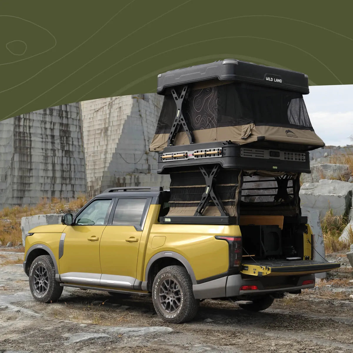Wild Land PickupMate Wingman X Electric Truck Tent System