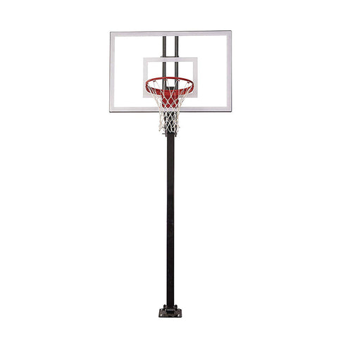 Image of Extreme Series 54" In Ground Basketball Hoop - Glass Backboard