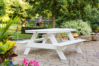 Timber Craft Poly 6-Foot Picnic Table in outdoor setting - premium poly lumber construction