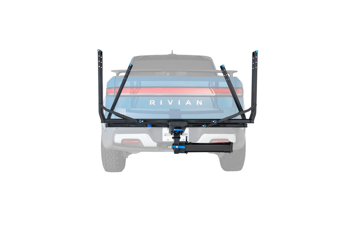 RockyMounts AfterParty swing-away platform hitch rack hero shot