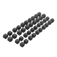 Power Systems Rubber Hex Dumbbell Pairs
