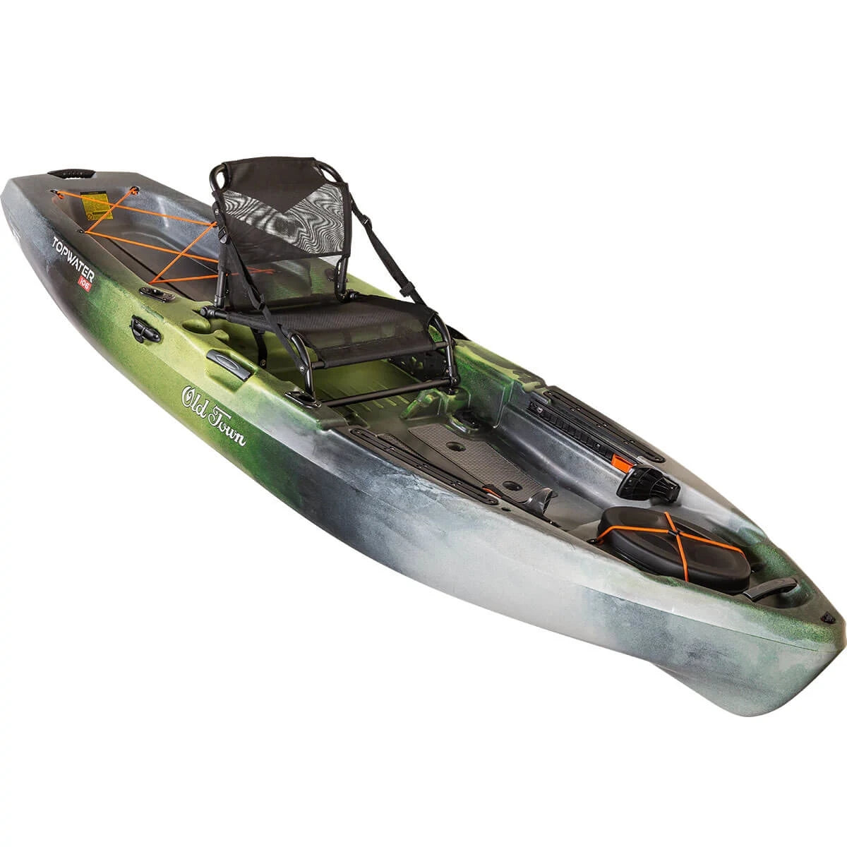 Old Town Topwater 106 Fishing Kayak in First Light colorway - primary hero view
