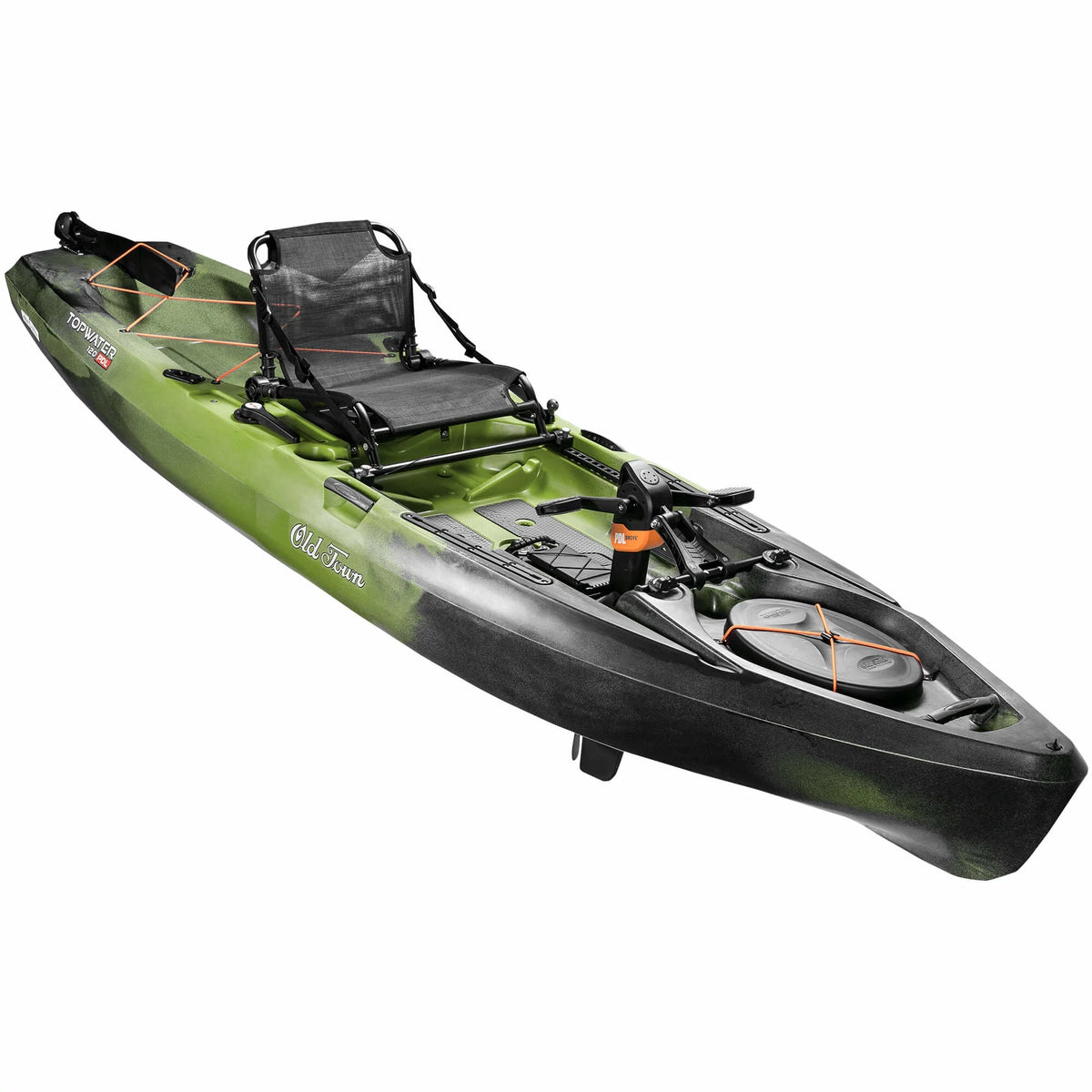 Old Town Topwater 120 PDL fishing kayak in First Light colorway - hero view