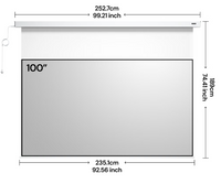 Valerion PureVision Anti-Speckle Motorized Projector Screen
