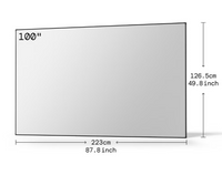 Valerion PureVision Anti-Speckle Fixed Frame Projector Screen