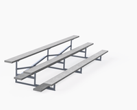 PW Athletic 3-Row Standard Bleachers - 15ft, 21ft & 27ft