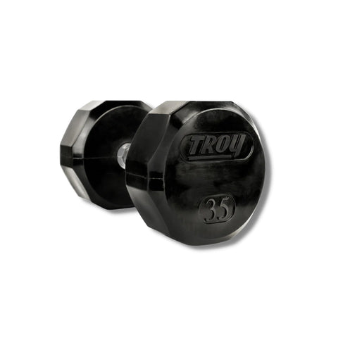 Image of 1550lb 12-Sided Rubber 55-100lb Dumbbell Set by Troy Barbell