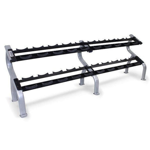 Image of 2-Tier 10-Pair Dumbbell Rack by Troy Barbell