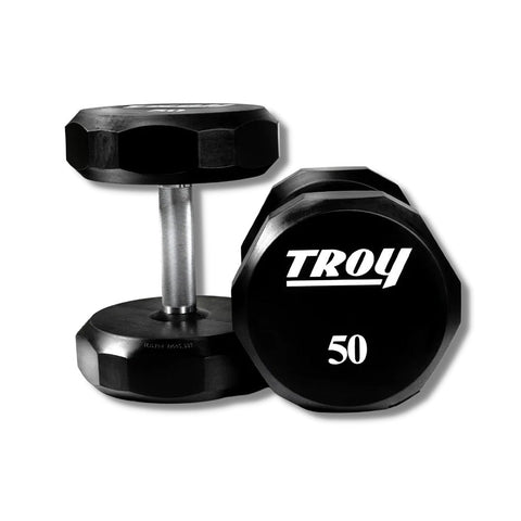 Image of 900lb 12-Sided Urethane 80-100lb Dumbbell Set by Troy Barbell