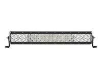 RIGID Industries E-Series PRO 20 Inch Spot/Flood Combo LED Light Bar - black bar with dual-row optics