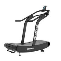 TRUEFORM.TRAINER™ Curved Manual Treadmill - feature close-up
