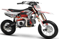 TrailMaster MK110ES Pro Series Dirt Bike hero shot - red color
