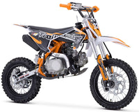 TrailMaster TM23 125cc Dirt Bike front three-quarter view