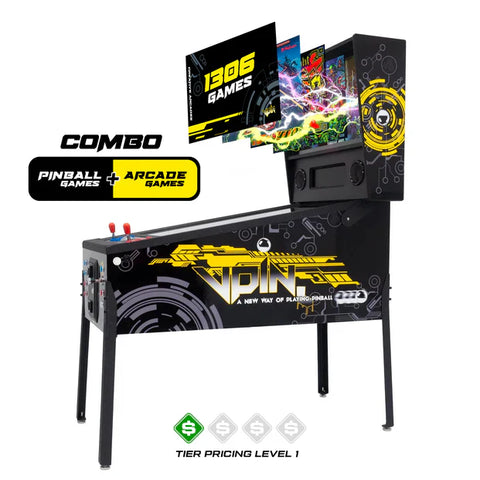 Image of The Pincade Combo by Creative Arcades | Pinball & Arcade All-In-One Machine | 2 Player