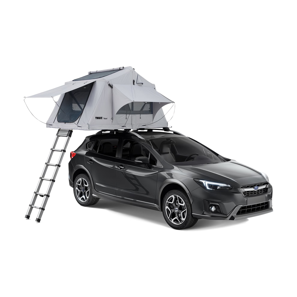 Thule Tepui Explorer Kukenam 3-person roof top tent in haze gray - front view