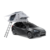 Thule Tepui Explorer Kukenam 3-person roof top tent in haze gray - front view