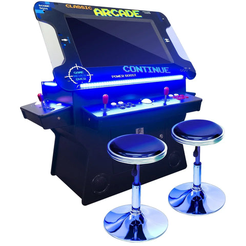 Image of 3-Sided Tilt Cocktail Table Arcade Machine With 5200 Games by Creative Arcades