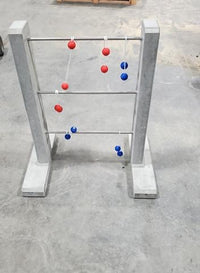 Stone Age Concrete Outdoor Ladder Ball Toss Set