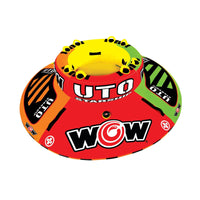 WOW Sports UTO Starship Towable - side angle view showing outer deck riding zone