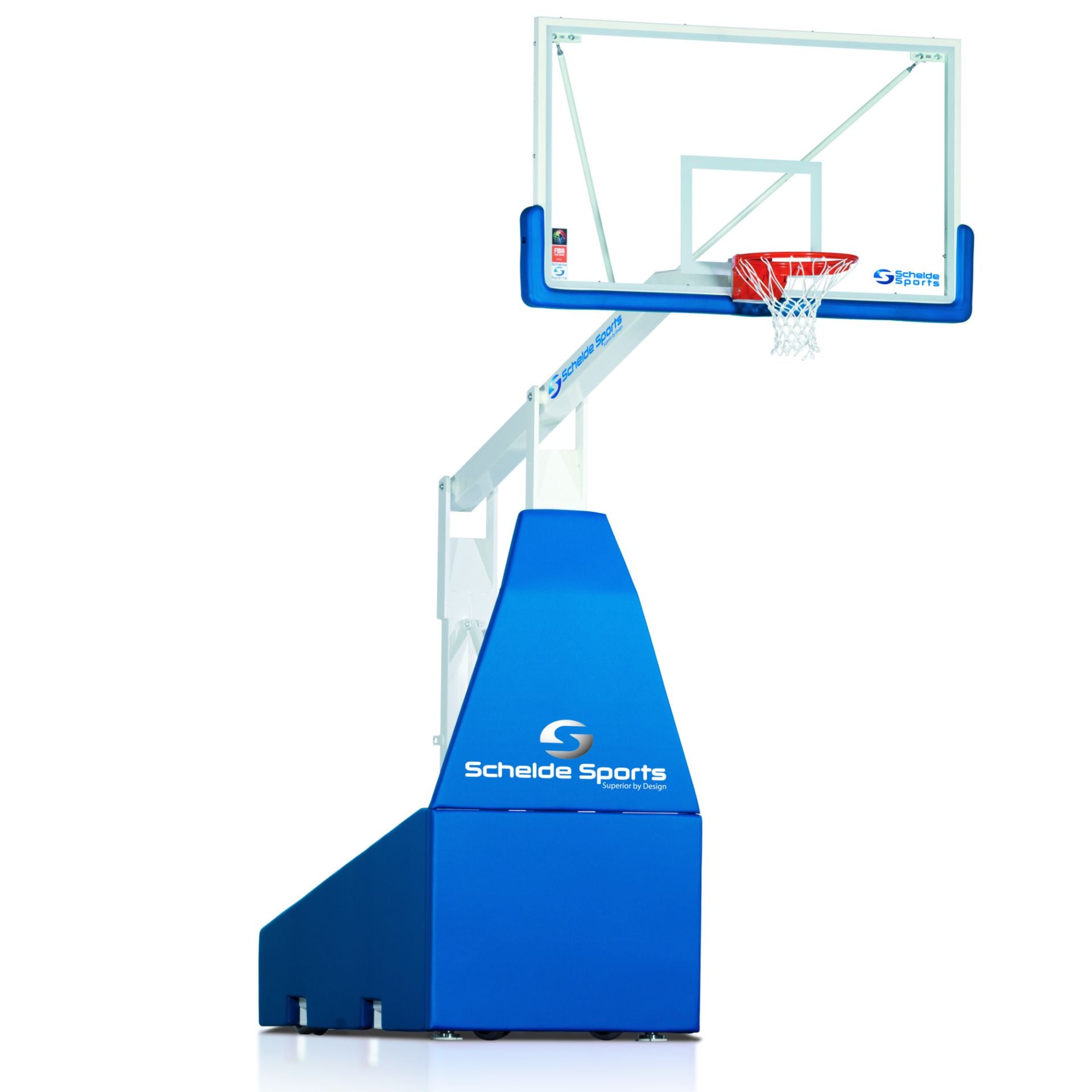 Schelde Sports SAM 165 Club Portable Basketball Backstop – Adjustable