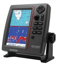 SI-TEX SVS-760CF GPS Dual Frequency 600W Sonar Chartplotter Combo with 7.5-inch Color LCD Display