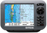 SI-TEX SVS-880C 8-inch standalone chartplotter with color LCD and internal GPS antenna