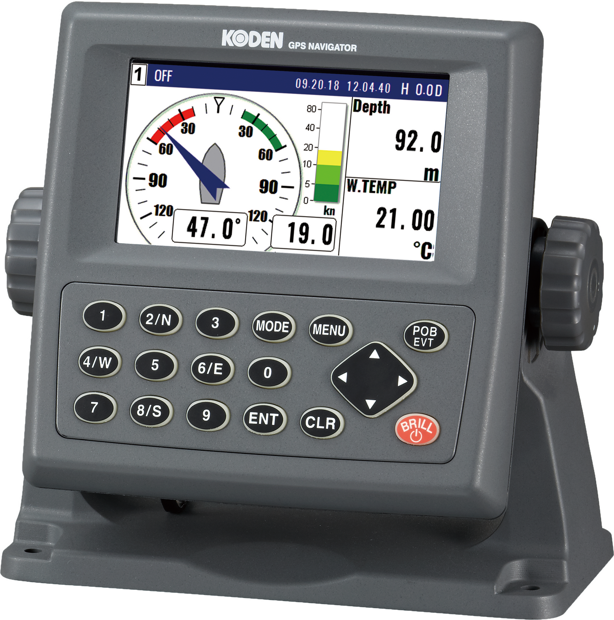 SI-TEX KRD-10 Color LCD NMEA 0183 Navigation Repeater Display Unit