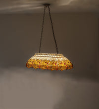 Meyda Tiffany 40-inch Hanginghead Dragonfly Oblong Pendant in Mahogany Bronze - main view