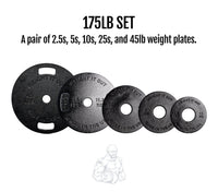 Cast Iron Machined Weight Plate Sets by Weight It Out