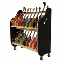 The Session-Pro™ Double-Stack Mobile Guitar Rack