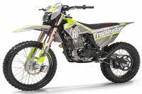 TrailMaster MX250-Pro 250cc Dirt Bike full side view - 5-Speed Manual with Dual Disc Brakes and Electric Start