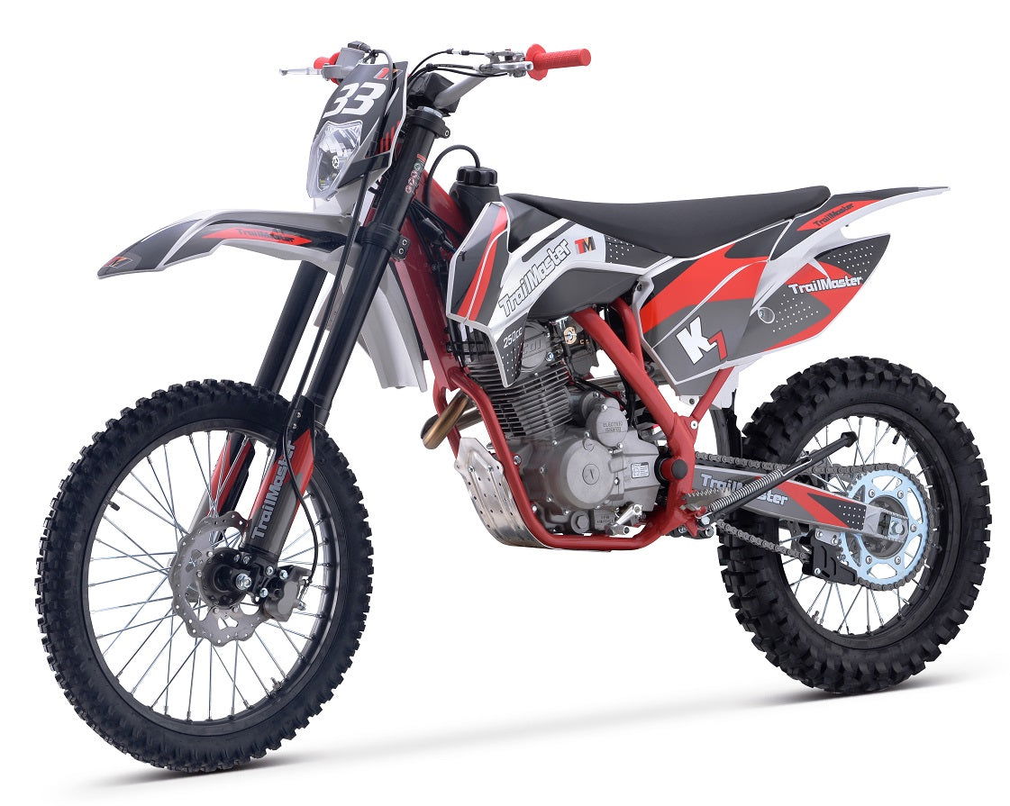 TrailMaster TM33 250 Dirt Bike rear suspension and swingarm