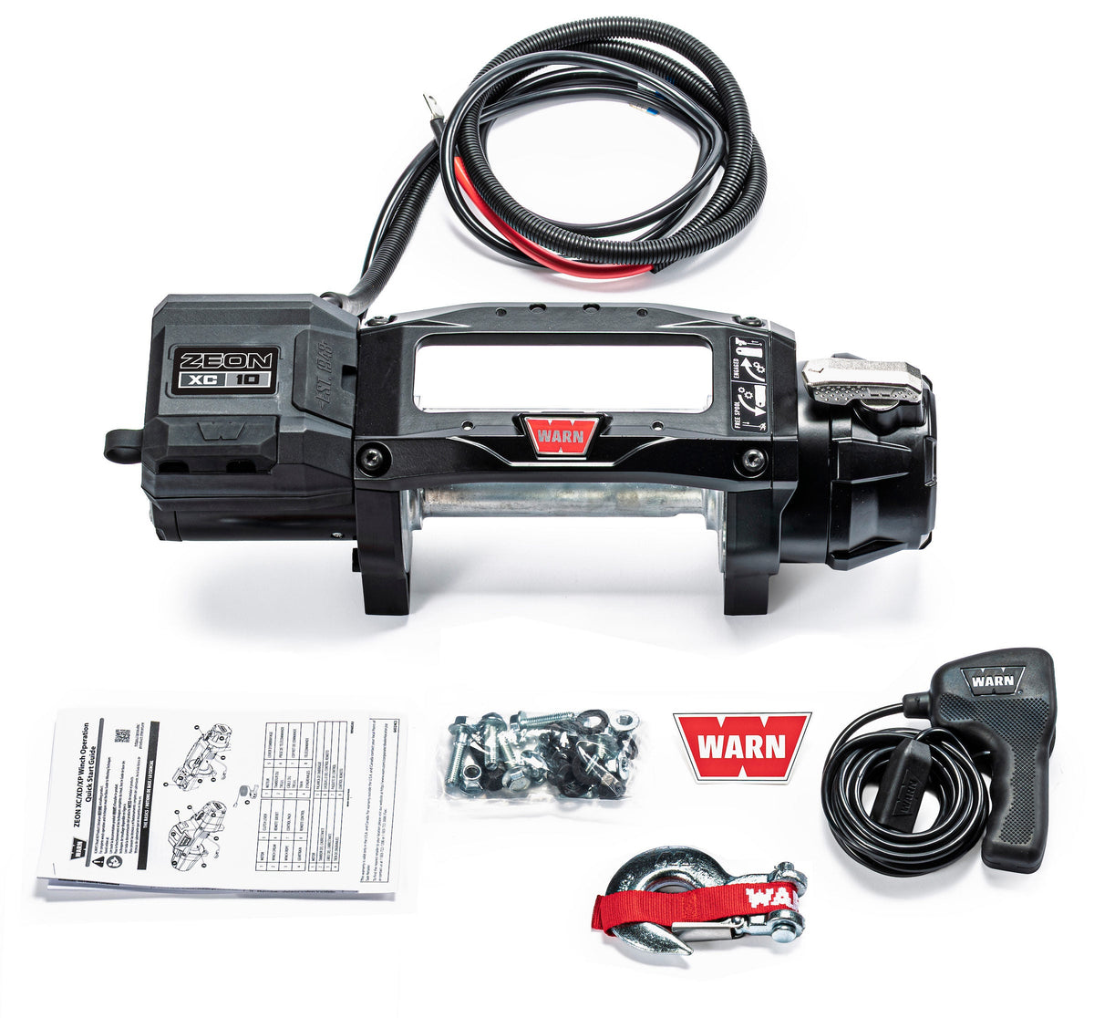 Warn ZEON XC 10 bare electric winch unit - 10,000 lb capacity, no rope