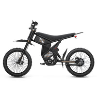 GT73 electric motorbike full body side profile - black colorway