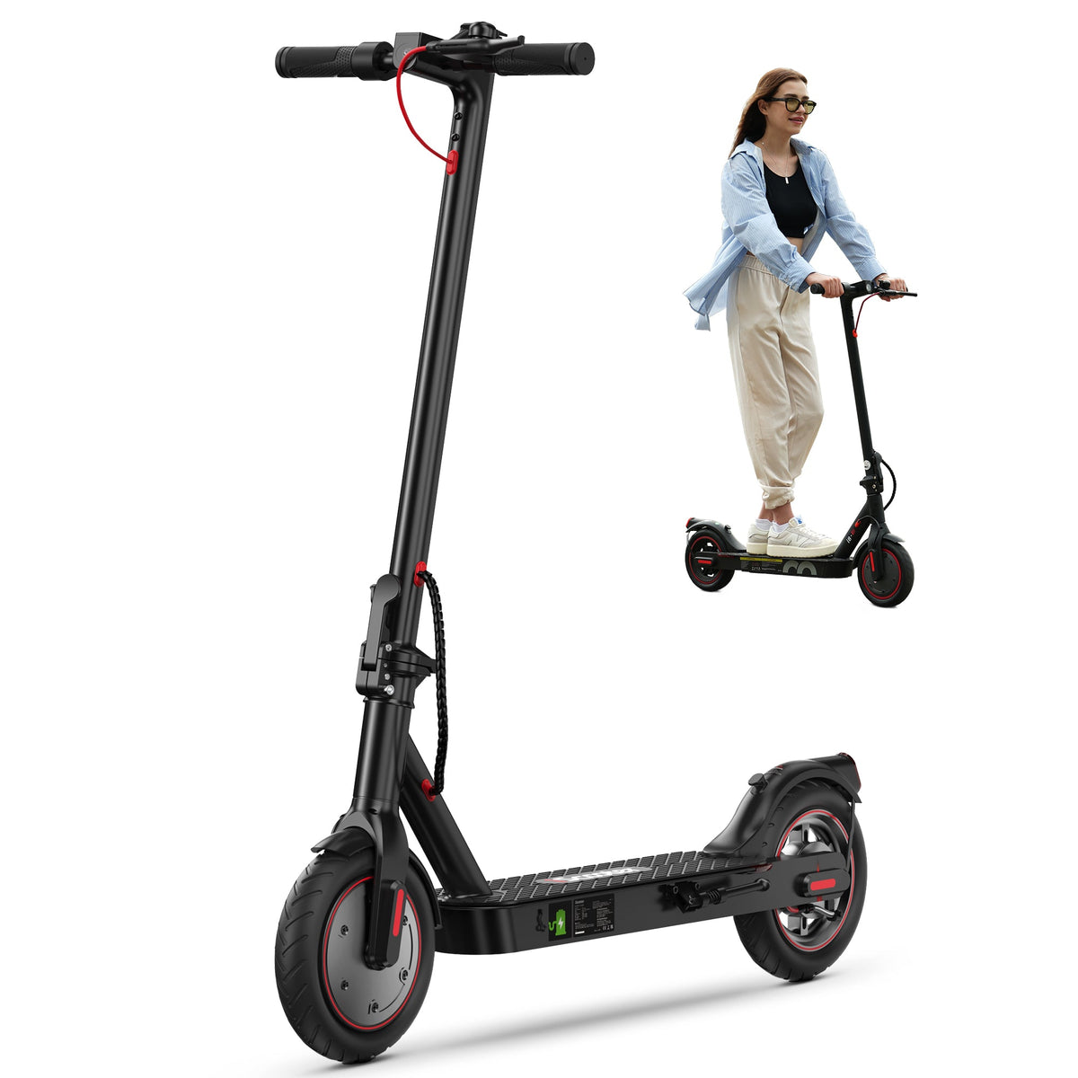 iScooter iX8 Off-Road Electric Scooter 2400W Dual Motor full view
