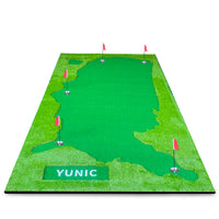 Yunic Golf Putting Green (16ft, Style US Map)