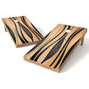 Official Size 2x4 Light to Dark Wave Cornhole Game
