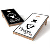Official Size 2x4 Bride and Groom Cornhole Game