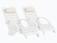 AquaCurve™ AquaWave In-Pool Lounge Chair with Armrests & Cup Holder for Tanning Ledge and Sun Shelf