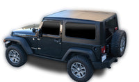 DV8 Offroad Jeep JK Square Back Hard Top - rear view showing tailgate window