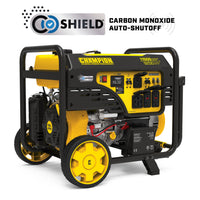 Champion 9200W Electric Start Portable Generator with CO Shield - front view