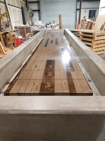 Image of Concrete Shuffleboard Table