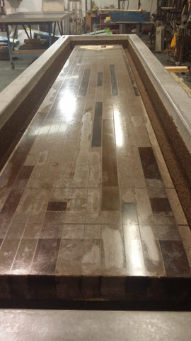 Image of Concrete Shuffleboard Table