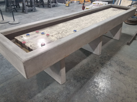 Image of Concrete Shuffleboard Table