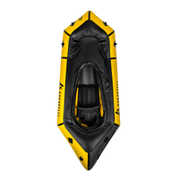 Kokopelli Rogue R-Deck Yellow packraft with TiZip zipper - full view