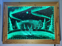 WILD Night Framed LED Acrylic Art | Minnesota Wild Hockey