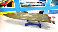 Oxidean Marine 2026 Dominator Mono RTR RC Boat in Carbon/Kevlar finish - hero shot