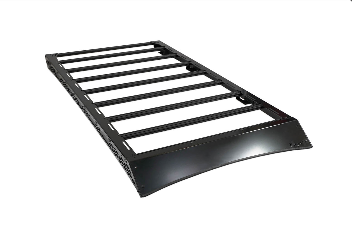 Rago Fabrication 2024 Land Cruiser solid fairing roof rack side view