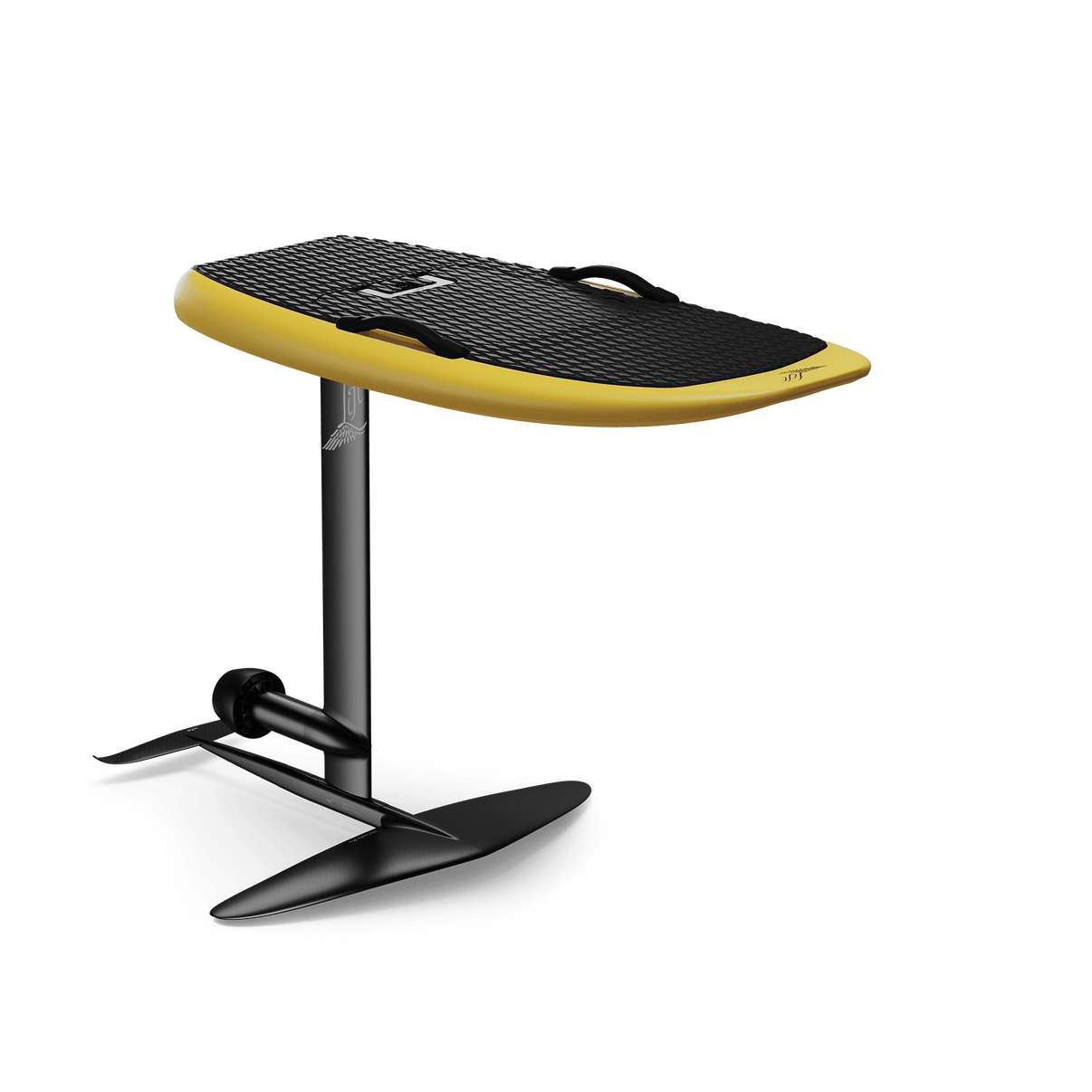 Lift Foils 4'4 LIFT5 Pro eFoil in Sun Kissed finish - full package isometric view